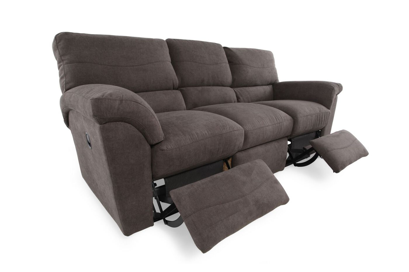 LaZBoy Reese Granite Reclining Sofa Mathis Brothers Furniture